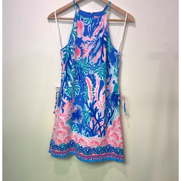 Lilly Pulitzer Pearl Jumper Dress 00 Tropical Vacation beach - Picture 2 of 12